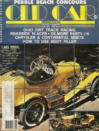OLD CAR ILLUSTRATED 1978 JAN - GILMORE GANG, '51 FORD VICTORIA, '30 MG TYPE M*